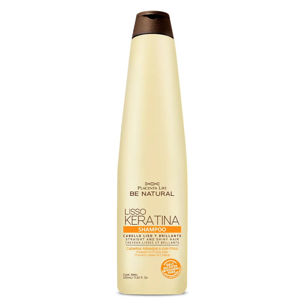 SHAMPOO LISSO KERATINA 350 ML BE NATURAL
