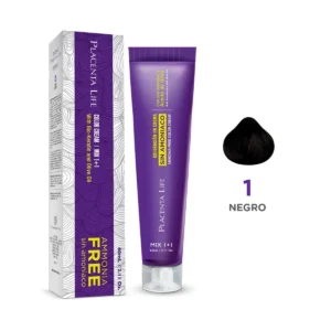 TINTE PLACENTA LIFE SIN AMONIACO 1 NEGRO 60 GR