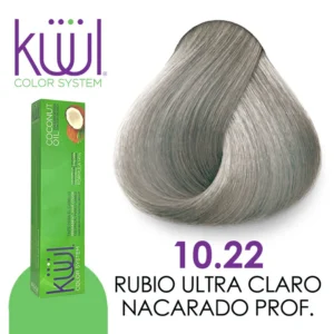 TINTE KUUL 10.22 RUBIO EXTRA CLARO NACARADO INTENSO 60 ML