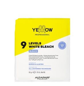 POLVO DECOLORANTE 9 NIVELES 50 GR YELLOW 1 SACHET