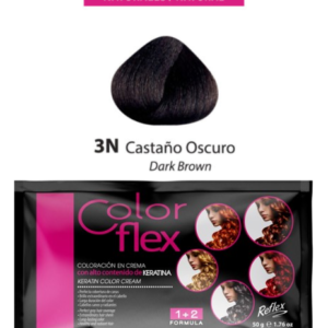 TINTE COLOR FLEX 3N CASTAÑO OSCURO 1 SACHET 50 GR