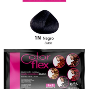 TINTE COLOR FLEX 1N NEGRO 1 SACHET 50 GR