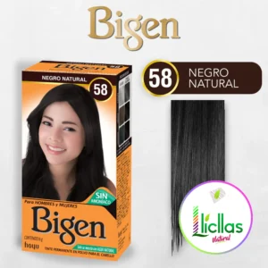 TINTE BIGEN SIN AMONIACO 58 NEGRO NATURAL 6 GR