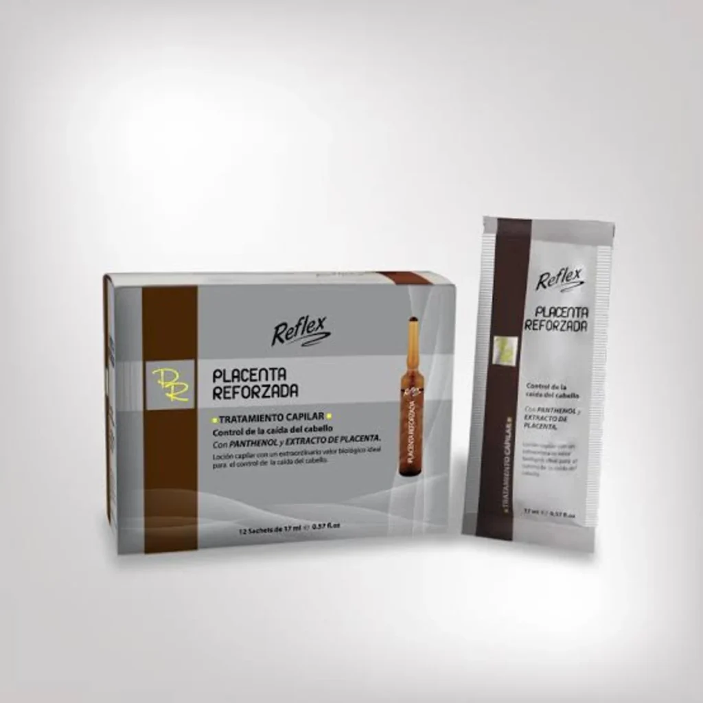 LOCION PLACENTA REFORZADA REFLEX 17 ML CAJA X12 SACHETS