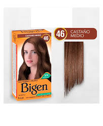 TINTE BIGEN SIN AMONIACO 46 CASTAÑO MEDIO 6 GR