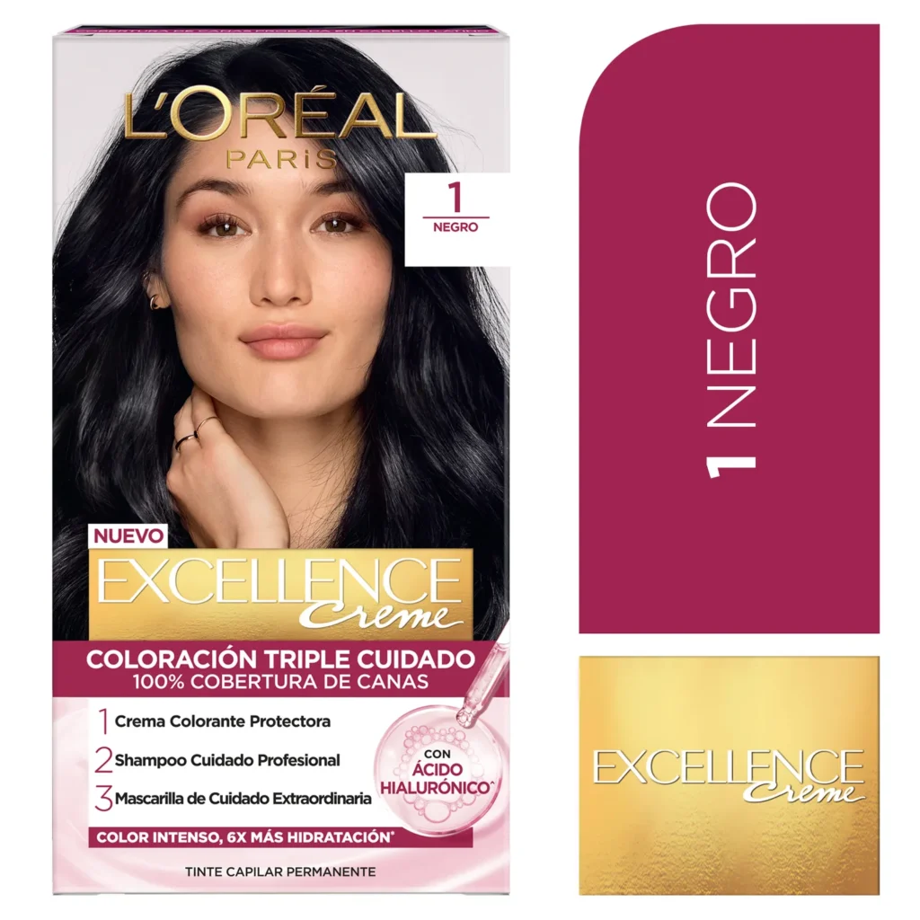 TINTE LOREAL EXCELLENCE 1 NEGRO KIT